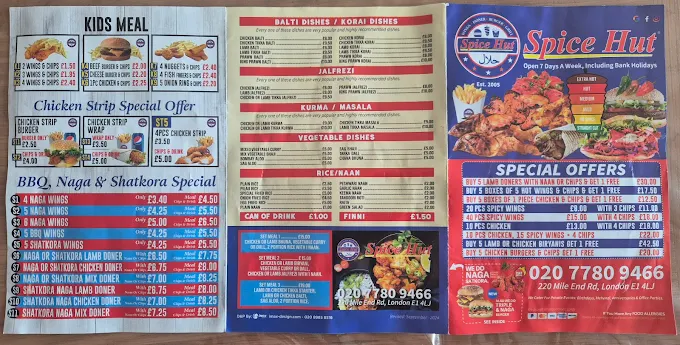 Spice Hut menu 8